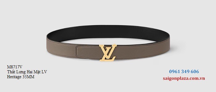 Thắt lưng nam bản 3,5cm LV Heritage 35MM M8359V-M8715V-M8717V-M8205V-M8562U-M8220Q-M8360U