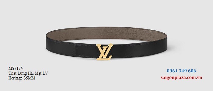 Thắt lưng nam bản 3,5cm LV Heritage 35MM M8359V-M8715V-M8717V-M8205V-M8562U-M8220Q-M8360U