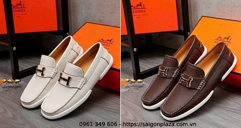 Giày da nam hàng hiệu Hermes