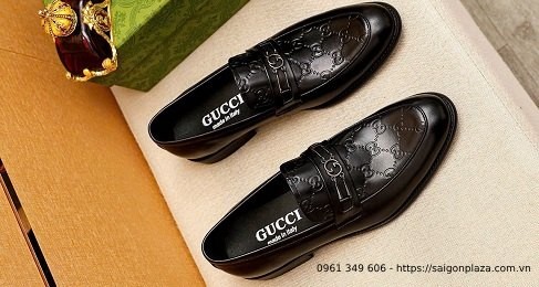 Giày da nam hàng hiệu Gucci