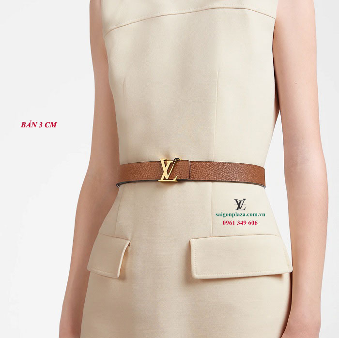 Store thời trang dây thắt lưng da LV Louis Vuitton nữ siêu cấp like auth 1:1 M9521U INITIALES
