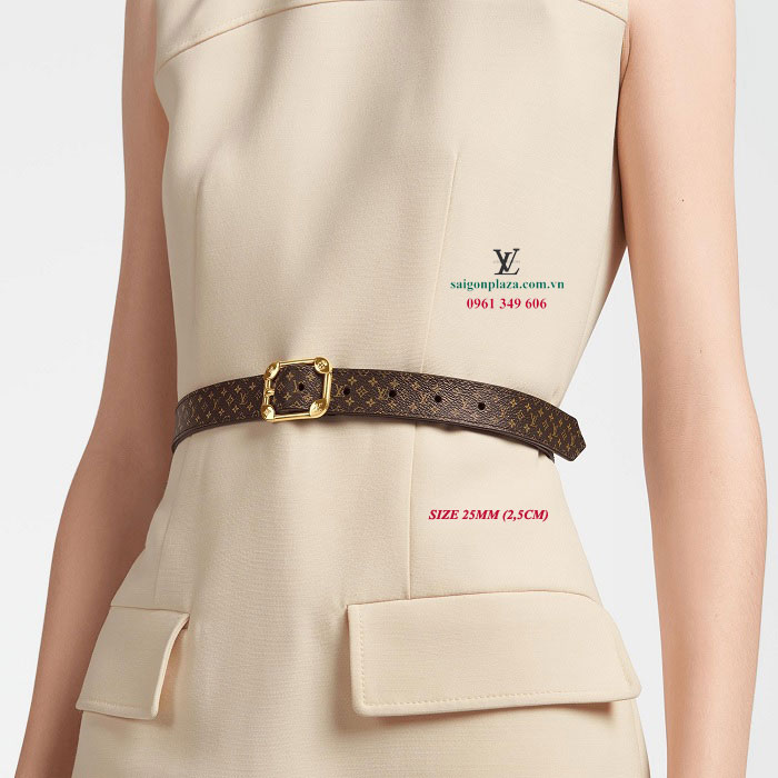Dây nịt thắt lưng LV Louis Vuitton Nữ công sở mặc váy mặc đầm mặc quần áo vest quần tây cao cấp chơi thể thao
