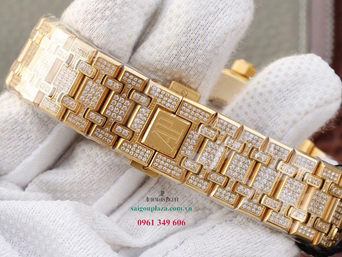 Đồng hồ vàng vàng kim cương giá rẻ Audemars Piguet Royal Oak 15400.OR