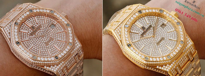 đồng hồ kim cương Audemars Piguet Royal Oak 15400.OR Full Diamonds