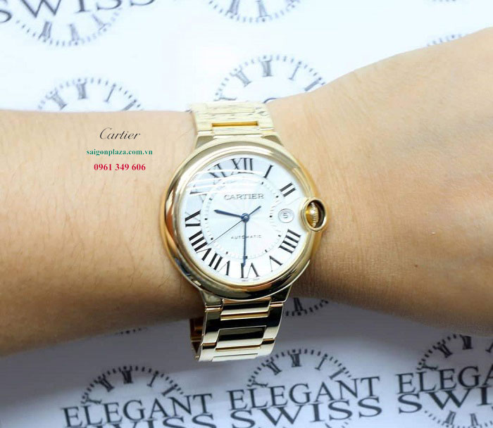 Đồng hồ nam đẹp sang trọng giá rẻ Cartier Ballon Bleu De W69005Z2 42mm