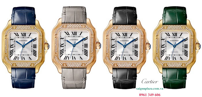 Đồng hồ chính hãng nam nữ Cartier Santos De Cartier WJSA0008