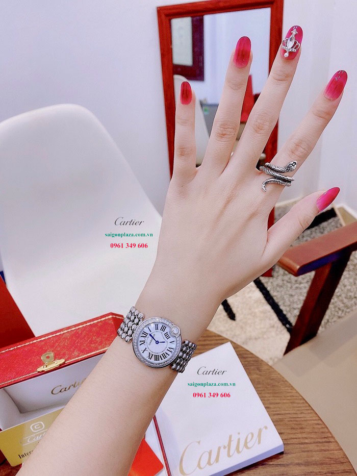 đồng hồ nữ cực chất chính hãng Sài Gòn Cartier w6700255