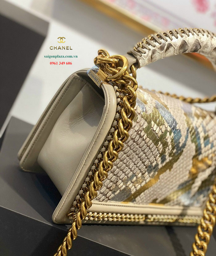 Túi Chanel viền xích dây vàng giá rẻ