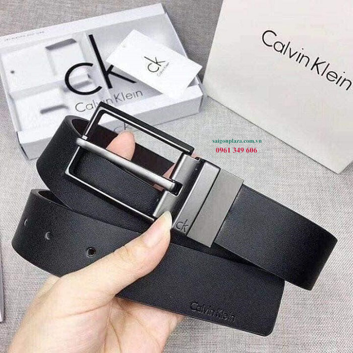 Dây nịt ck nam dây lung ck nam chính hãng Calvin Klein CK84