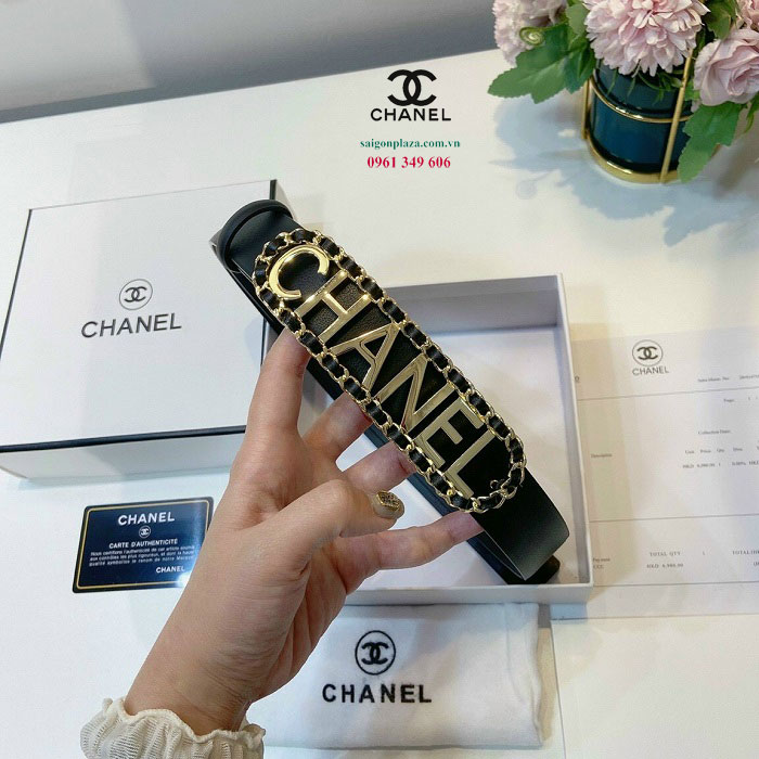 Dây thắt lưng nữ thời trang cá tính hàng hiệu giá bán rẻ Chanel