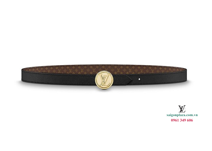 Dây lưng LV Louis Vuitton Nữ chính hãng M0053V LV CIRCLE 20MM REVERSIBLE BELT