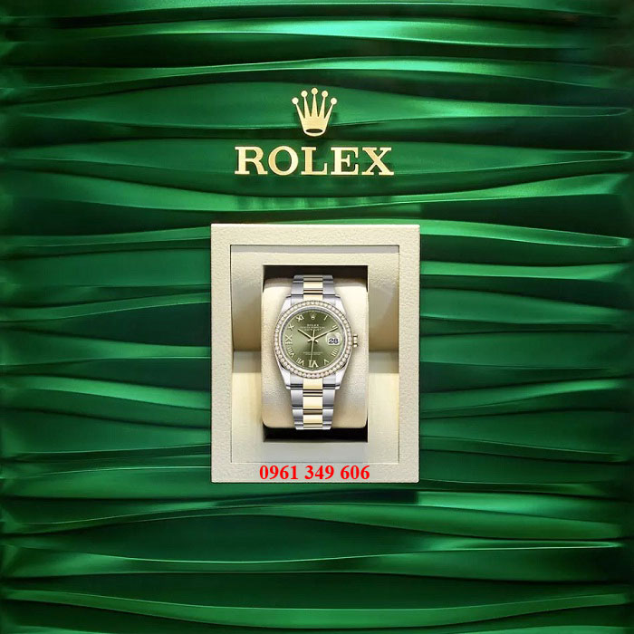 Đồng hồ Rolex dây kim loại vàng Rolex Datejust 126283RBR-0012 36mm