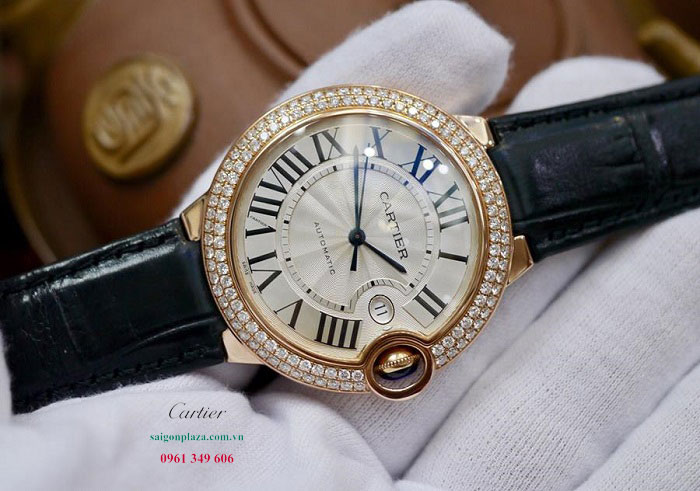 Đồng hồ hàng hiệu nam cao cấp Hà Nội Cartier Ballon Bleu 42mm WE900851