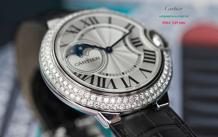 đồng hồ cơ tự động chính hãng hiệu Cartier Ballon Bleu De WJBB0028