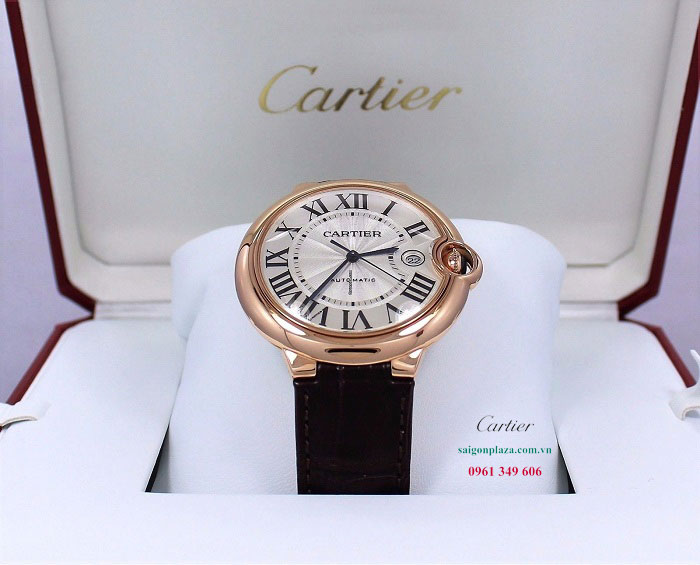 Đồng hồ nam doanh nhân sang trọng Cartier Ballon Bleu Large W6900651 42mm
