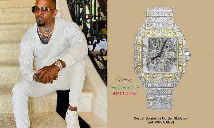 Đồng hồ quý ông lịch lãm hà nội Cartier Santos Skeleton WHSA0019