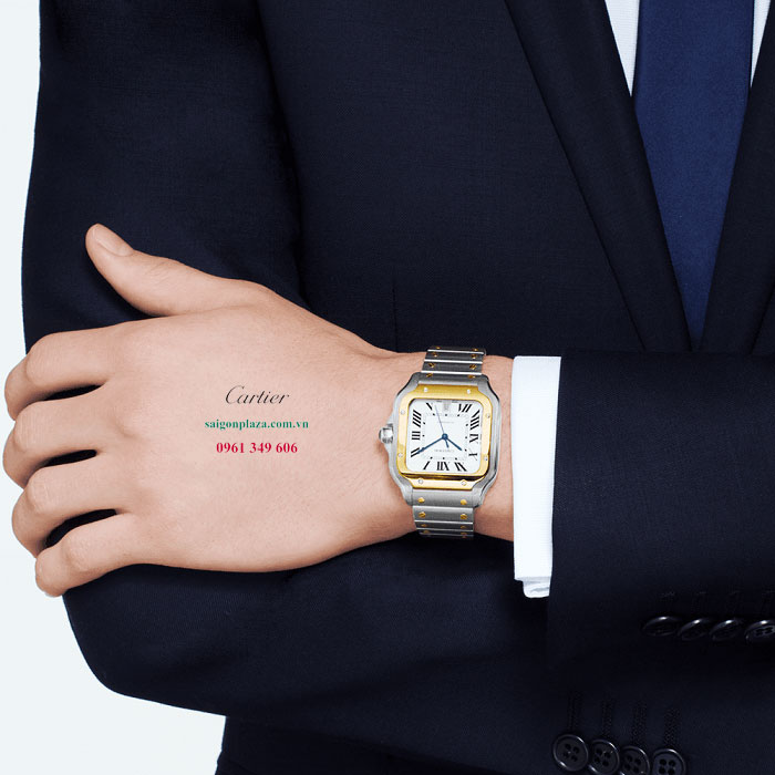 Những mẫu đồng hồ nam đẹp hiệu Cartier Santos De W2SA0006 40mm