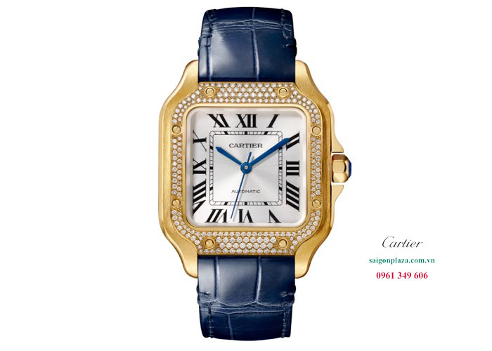 Đồng hồ Cartier nữ chính hãng TPHCM Cartier Santos De WJSA0008