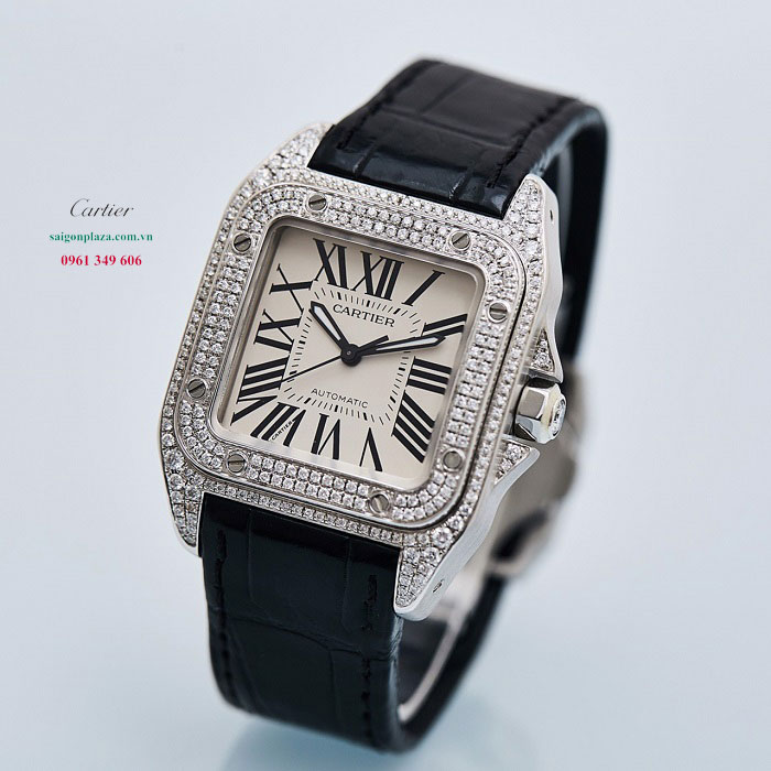 Đồng hồ nam đẹp tốt nhất Cartier Santos De Cartier WM501751