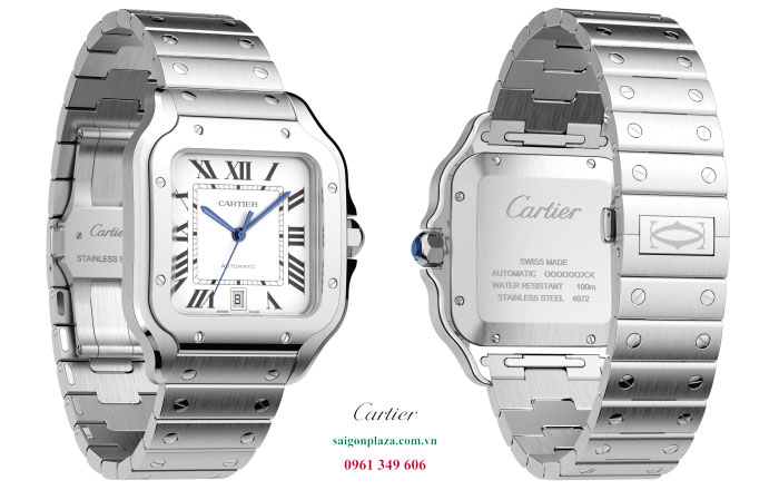 Đồng hồ cao cấp 1:1 tại TP HCM Sài Gòn Cartier Santos De Cartier WSSA0018 40mm