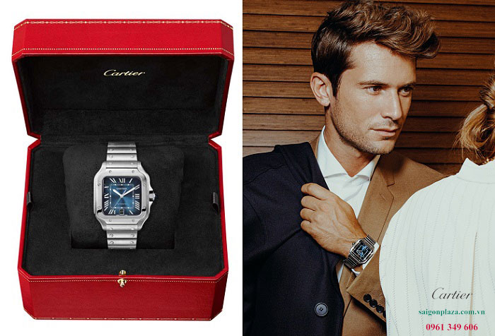 đồng hồ nam sang trọng Cartier Santos De Cartier WSSA0030 40mm