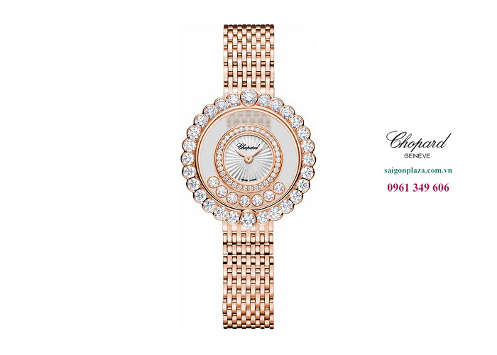 Đồng hồ nữ Chopard Happy Diamonds Icons 204180-5201 chính hãng Việt Nam