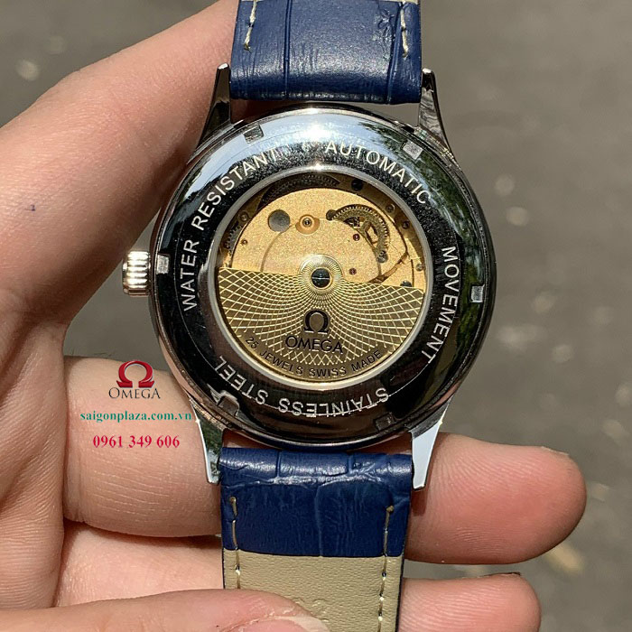 Đồng hồ nam Omega dây da chính hãng Hà Nội Omega Globemaster OM1101