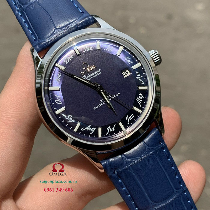 Đồng hồ đeo tay nam vàng 24k Omega Globemaster OM1101