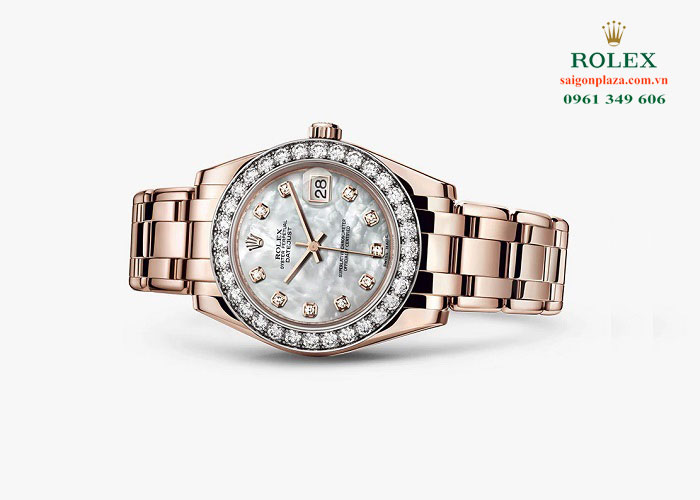 Đồng hồ dành cho quý bà cô Rolex Pearlmaster 81285-0017 chính hãng