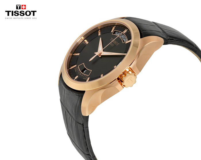 Đồng hồ dây da Tissot nam chính hãng T035.407.36.051.00
