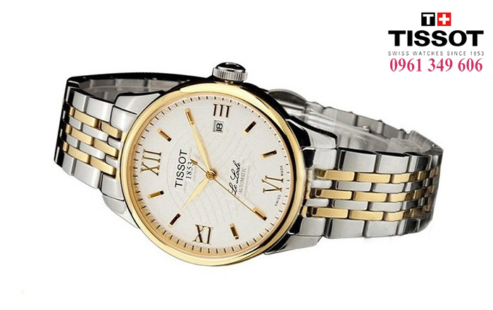 Đồng hồ đeo tay nam đẹp Tissot 12BL0447271 White Gold