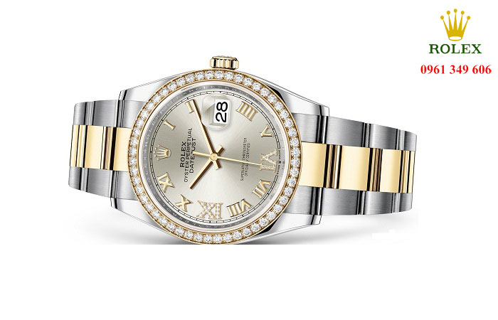 Đồng hồ nam Rolex đeo tay chính hãng Rolex Datejust 126283RBR-0018 36