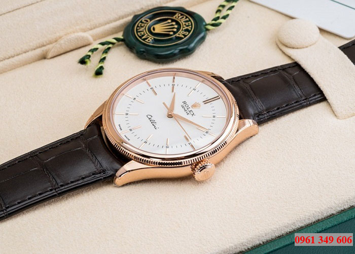 Đồng hồ đeo tay nam vàng 24k Rolex Cellini Time 50505-0020