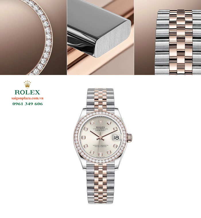 Đồng hồ đeo tay xịn tặng vợ Rolex Datejust 278381RBR-0016