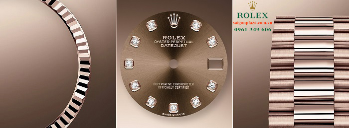 Đồng hồ kim cương đẳng cấp doanh nhân nữ Rolex 278275-0010