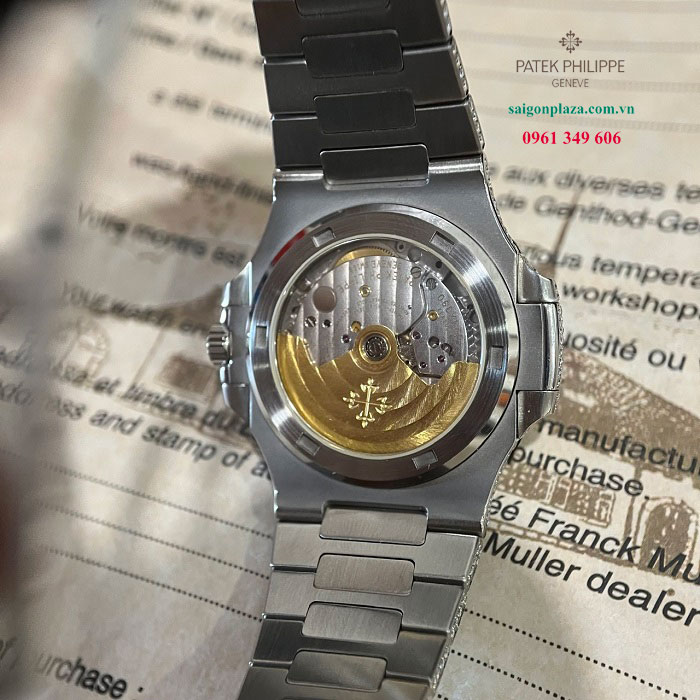 Đồng hồ cơ thụy sĩ thụy sỹ kính sapphire Patek Philippe 5719/1G-001