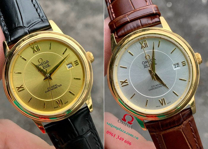 đồng hồ nam chính hãng thương hiệu thụy sỹ Omega Deville Solid 424.53.40.20.02.001