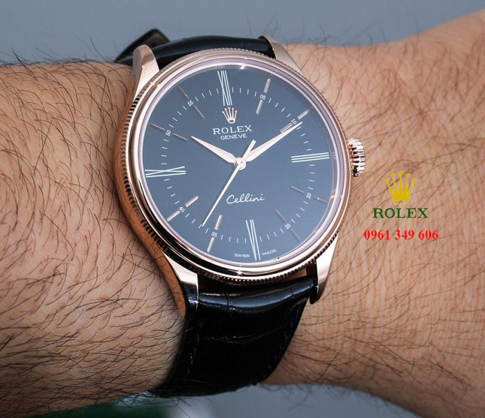 Đồng hồ nam cao cấp tại Sài Gòn Rolex Cellini Time 50505BKSL