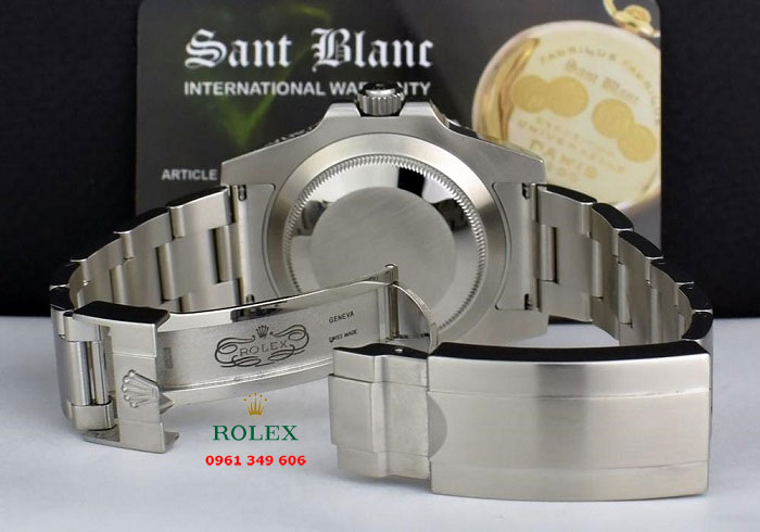 Đồng hồ nam dây thép kim loại Rolex Submariner Green 116610LV