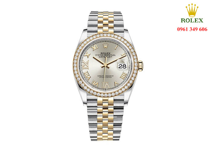 Đồng hồ nam đeo tay đẹp xịn nhất Rolex Datejust 126283RBR-0017 36mm