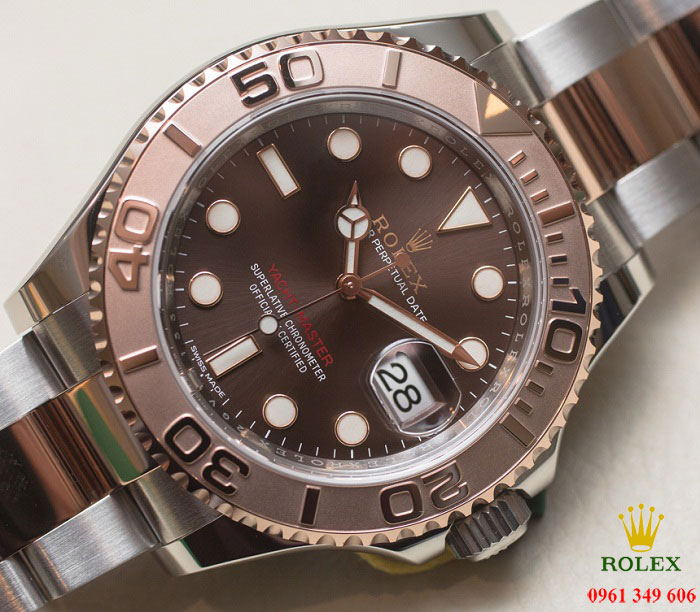 Đồng hồ nam hàng hiệu Hà Nội Rolex Yacht-Master 116621 mặt số Chocolate