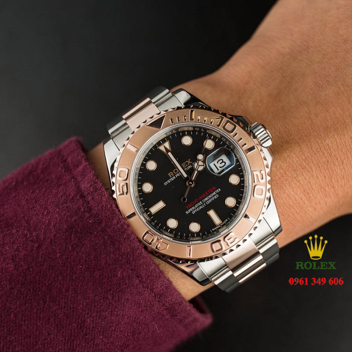 Đồng hồ nam hàng hiệu TPHCM Rolex 116621 mặt số đen