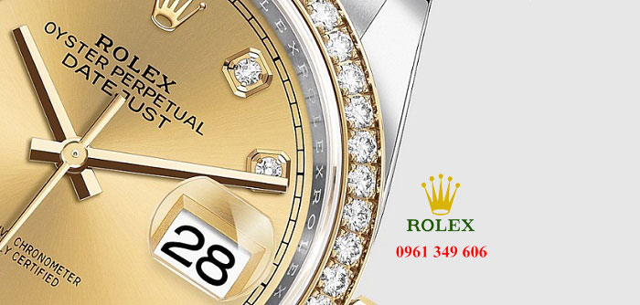 Đồng hồ nạm kim cương chính hãng Rolex Datejust 126283RBR-0004 36