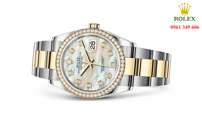 Đồng hồ Rolex kim cương đẹp nam Rolex Datejust 126283RBR-0010 36