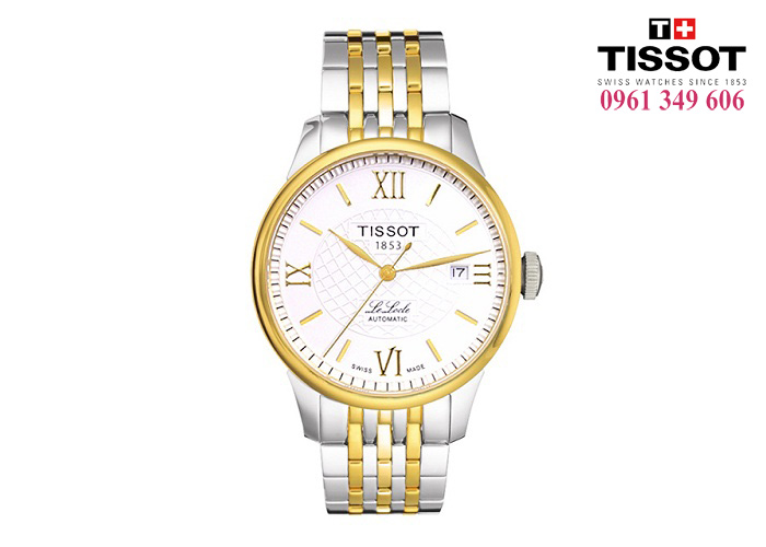 Đồng hồ nam mặt trắng Tissot Le Locle 12BL0447271 White Gold