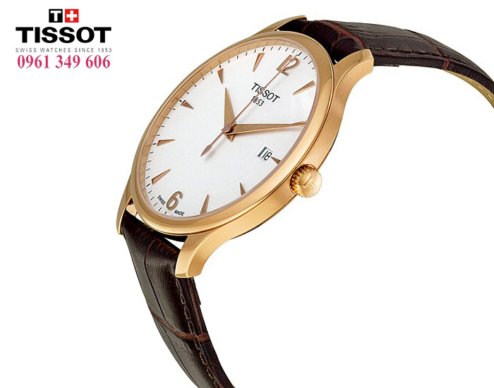 Đồng hồ nam Tissot dây da chính hãng T063.610.36.037.00
