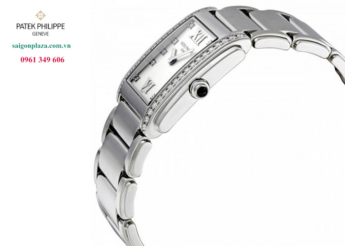 Đồng hồ chính hãng nữ hình chữ nhật Patek Philippe 4910/10A-011 Twenty~4