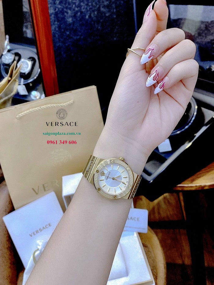 Đồng hồ nữ Versace mặt trắng Destiny Spirit Micro V14110020