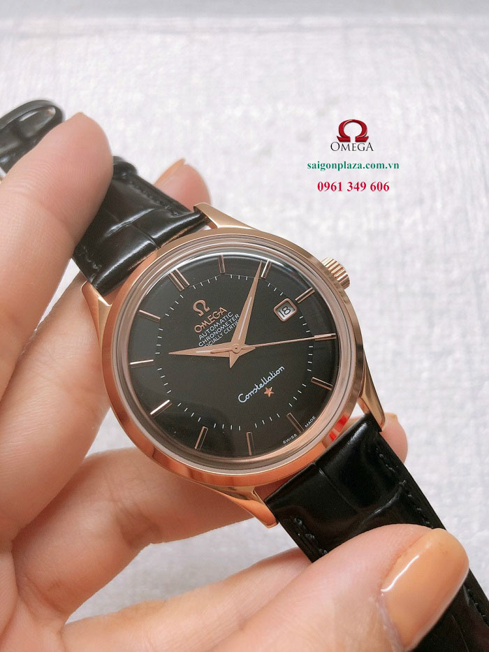Đồng hồ Omega hàng hiệu tại Nha Trang Đà Lạt Biên Hòa Omega bát quái dây da