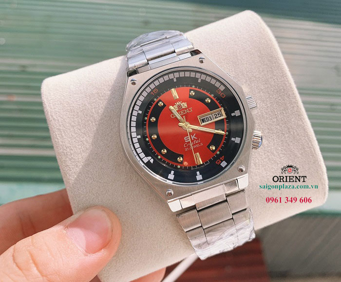 Đồng hồ nam Orient SK mặt lửa đỏ 1970 1980 huyền thoại